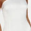 Harper One Shoulder Gown – White Harper One Shoulder Gown – White