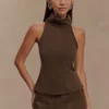 Hayes Faux Suede Belted Mini Skirt – Chocolate Hayes Faux Suede Belted Mini Skirt – Chocolate