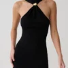 Hector Halter Neck Knit Mini Dress – Black Hector Halter Neck Knit Mini Dress – Black