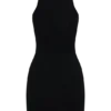 Hector Halter Neck Knit Mini Dress – Black Hector Halter Neck Knit Mini Dress – Black