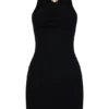 Hector Halter Neck Knit Mini Dress – Black Hector Halter Neck Knit Mini Dress – Black
