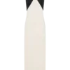 Hien Sequin Halter Maxi Dress – Black/Ivory
