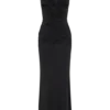 Hoai Gathered Slinky Halter Maxi Dress – Black Hoai Gathered Slinky Halter Maxi Dress – Black