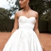 Hollie Structured Corset Mini Dress – White Hollie Structured Corset Mini Dress – White