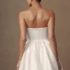Hollie Structured Corset Mini Dress – White Hollie Structured Corset Mini Dress – White