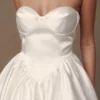 Hollie Structured Corset Mini Dress – White Hollie Structured Corset Mini Dress – White