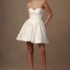 Hollie Structured Corset Mini Dress – White Hollie Structured Corset Mini Dress – White