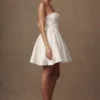 Hollie Structured Corset Mini Dress – White Hollie Structured Corset Mini Dress – White