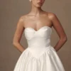Hollie Structured Corset Mini Dress – White Hollie Structured Corset Mini Dress – White