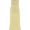 Imogen Off Shoulder Slinky Maxi Dress – Lemon