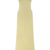 Imogen Off Shoulder Slinky Maxi Dress – Lemon