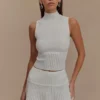Indy Pointelle Knit Top – Ivory Indy Pointelle Knit Top – Ivory