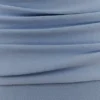 Irene Gathered Knit Top – Blue