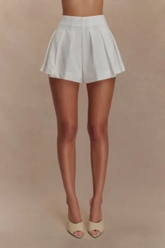 Issy Cotton Shorts – White