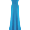 Jacinta One Shoulder Maxi Dress – Cyan Blue