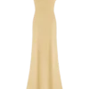 Jacinta One Shoulder Maxi Dress – Pastel Lemon