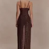 Jackie Longline Diamante Top – Chocolate Jackie Longline Diamante Top – Chocolate