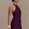 Jacky Tulip Mini Dress – Plum Jacky Tulip Mini Dress – Plum