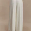 Jacqueline Pleated Wide Leg Pants – Ivory Jacqueline Pleated Wide Leg Pants – Ivory