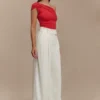 Jacqueline Pleated Wide Leg Pants – Ivory Jacqueline Pleated Wide Leg Pants – Ivory