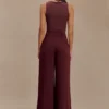Jacqueline Pleated Wide Leg Pants – Mahogany Jacqueline Pleated Wide Leg Pants – Mahogany