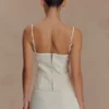 Jaime Spaghetti Strap Suiting Top – Ivory Jaime Spaghetti Strap Suiting Top – Ivory