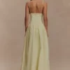 Janis Cotton Frill Maxi Dress – Lemon Janis Cotton Frill Maxi Dress – Lemon