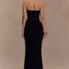 Jasiel Strapless Knit Maxi Dress – Black Jasiel Strapless Knit Maxi Dress – Black