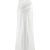 Jasmine Strapless Satin Maxi Dress – White Jasmine Strapless Satin Maxi Dress – White