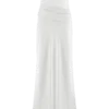 Jasmine Strapless Satin Maxi Dress – White Jasmine Strapless Satin Maxi Dress – White