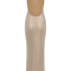 Jasmyn Hot Fix Maxi Dress With Mesh Back – Nude Jasmyn Hot Fix Maxi Dress With Mesh Back – Nude