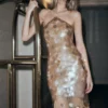 Jenny Hand Embellished Maxi Dress – Gold Jenny Hand Embellished Maxi Dress – Gold