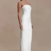 Jianna Strapless Mesh Maxi Dress – Ivory Jianna Strapless Mesh Maxi Dress – Ivory