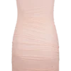 Jianna Strapless Mesh Mini Dress – Powder Pink Jianna Strapless Mesh Mini Dress – Powder Pink