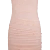Jianna Strapless Mesh Mini Dress – Powder Pink Jianna Strapless Mesh Mini Dress – Powder Pink