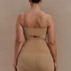 Jocelyn Backless Shapewear Mini Dress – Beige Jocelyn Backless Shapewear Mini Dress – Beige