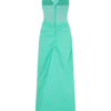 Jonna Chiffon And Mesh Maxi Dress – Lagoon