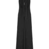 Juliet Slinky Maxi Dress With Scarf – Black Juliet Slinky Maxi Dress With Scarf – Black