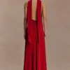 Juliet Slinky Maxi Dress With Scarf – Ruby Juliet Slinky Maxi Dress With Scarf – Ruby