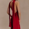 Juliet Slinky Maxi Dress With Scarf – Ruby Juliet Slinky Maxi Dress With Scarf – Ruby
