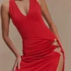 Kaiden Slinky Beaded Maxi Dress – Desert Red Kaiden Slinky Beaded Maxi Dress – Desert Red