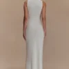Kassidy Peached Jersey Maxi Dress – Ivory