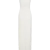 Kassidy Peached Jersey Maxi Dress – Ivory