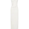 Kassidy Peached Jersey Maxi Dress – Ivory