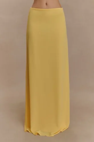 Katalina Chiffon Maxi Skirt – Butterscotch Katalina Chiffon Maxi Skirt – Butterscotch