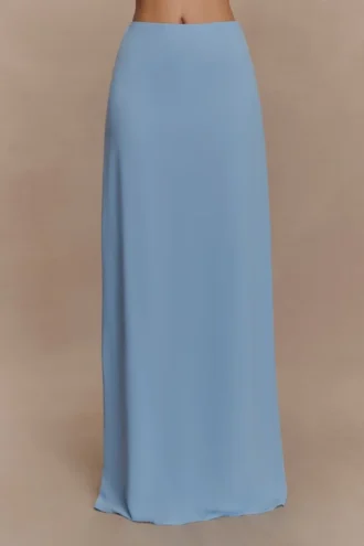 Katalina Chiffon Maxi Skirt – Sky Blue Katalina Chiffon Maxi Skirt – Sky Blue
