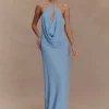 Katalina Chiffon Maxi Skirt – Sky Blue Katalina Chiffon Maxi Skirt – Sky Blue
