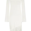 Kayden Fringe Off Shoulder Knit Mini Dress – Ivory Kayden Fringe Off Shoulder Knit Mini Dress – Ivory
