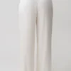Kayla Silk Blend Straight Leg Pants – Ivory Kayla Silk Blend Straight Leg Pants – Ivory