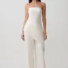 Kayla Silk Blend Straight Leg Pants – Ivory Kayla Silk Blend Straight Leg Pants – Ivory